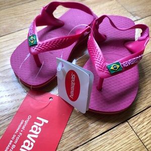 Pink Havaianas Flip Flops - toddler 6